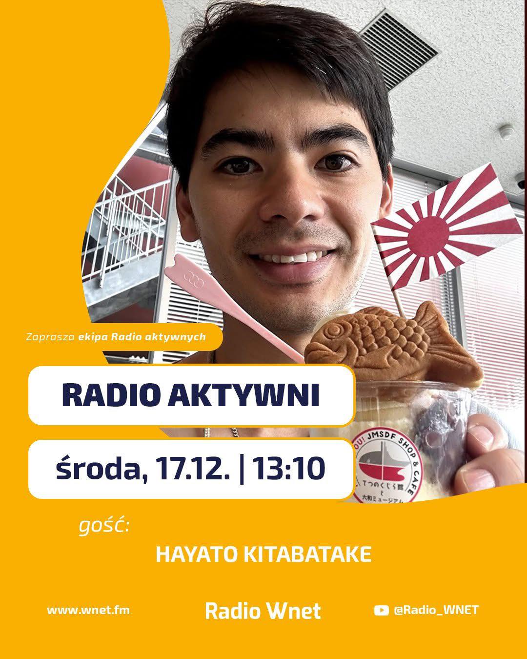 Hayato Kitabatake gościem radia Wnet